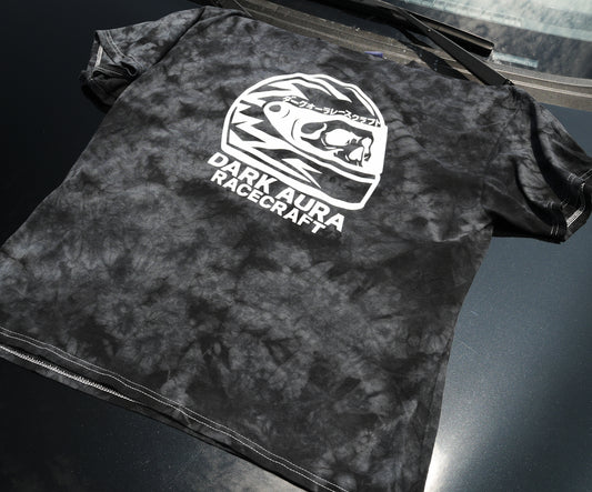 Gunmetal Gray Dark Aura RaceCraft Crystal Wash Tee