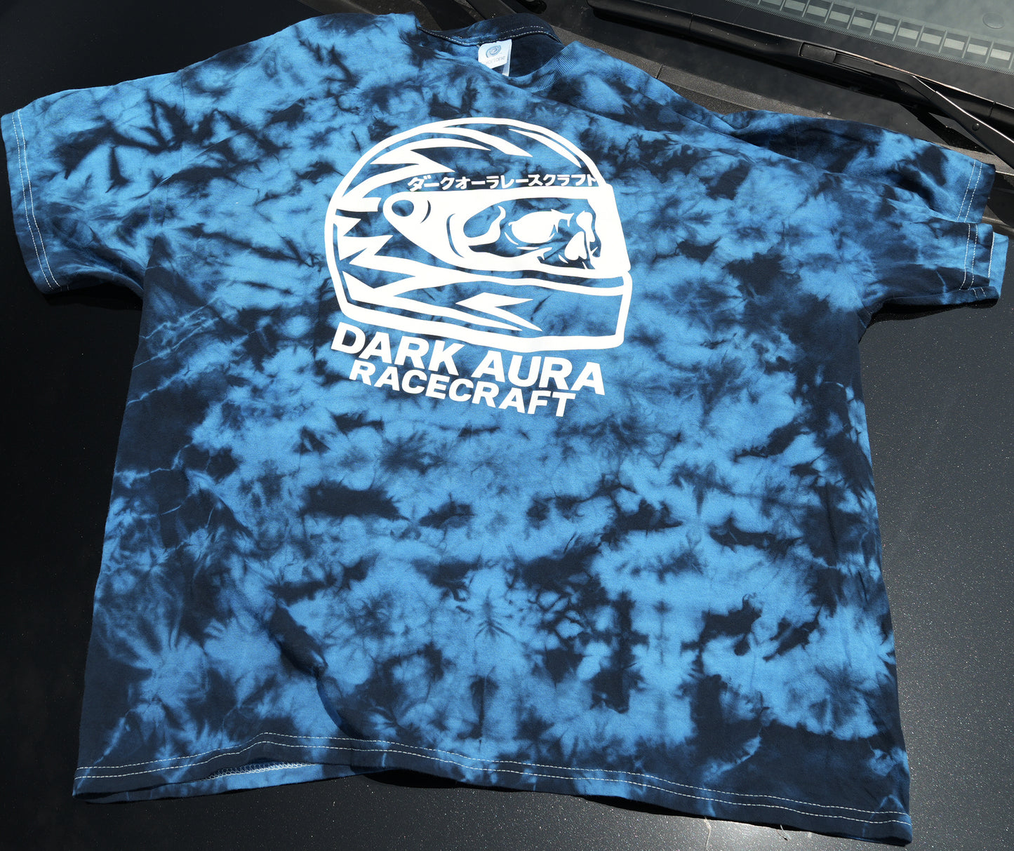 LeMans Blue Dark Aura RaceCraft Crystal Wash Tee