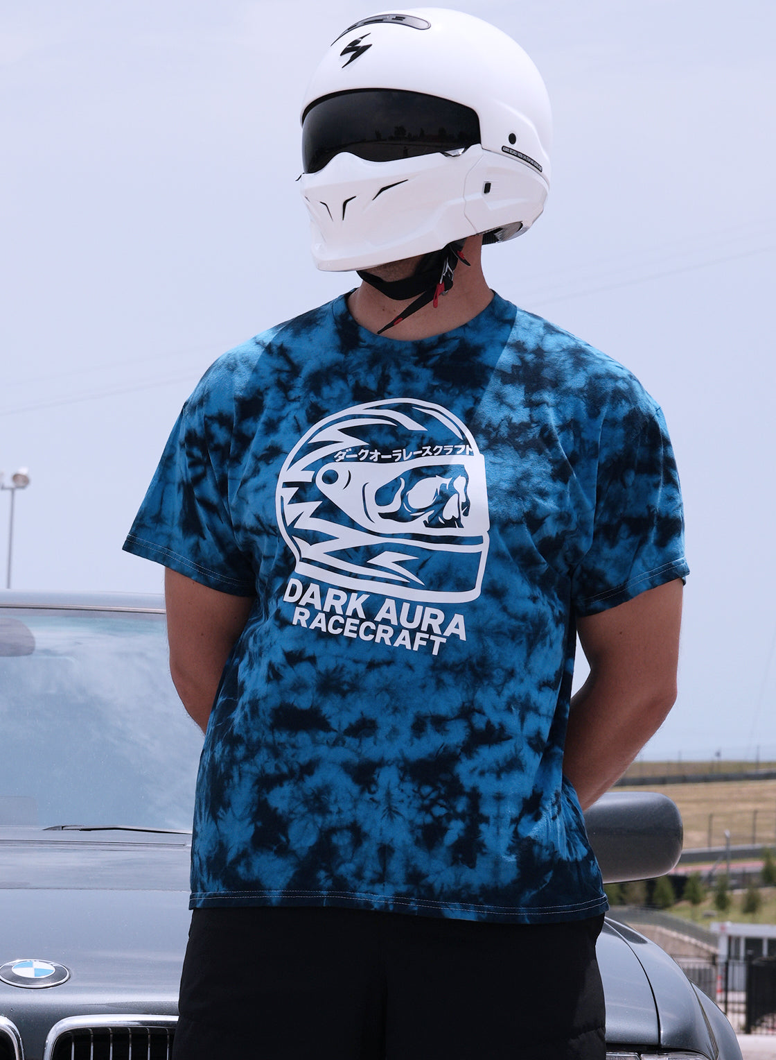 LeMans Blue Dark Aura RaceCraft Crystal Wash Tee