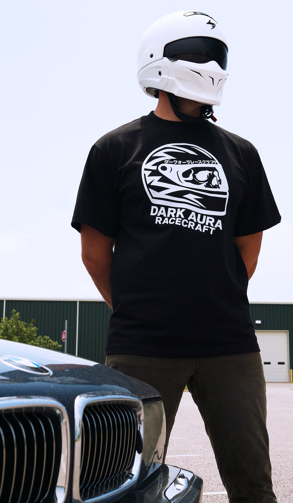 Dark Aura RaceCraft Streetwear Fit Tee - Jet Black