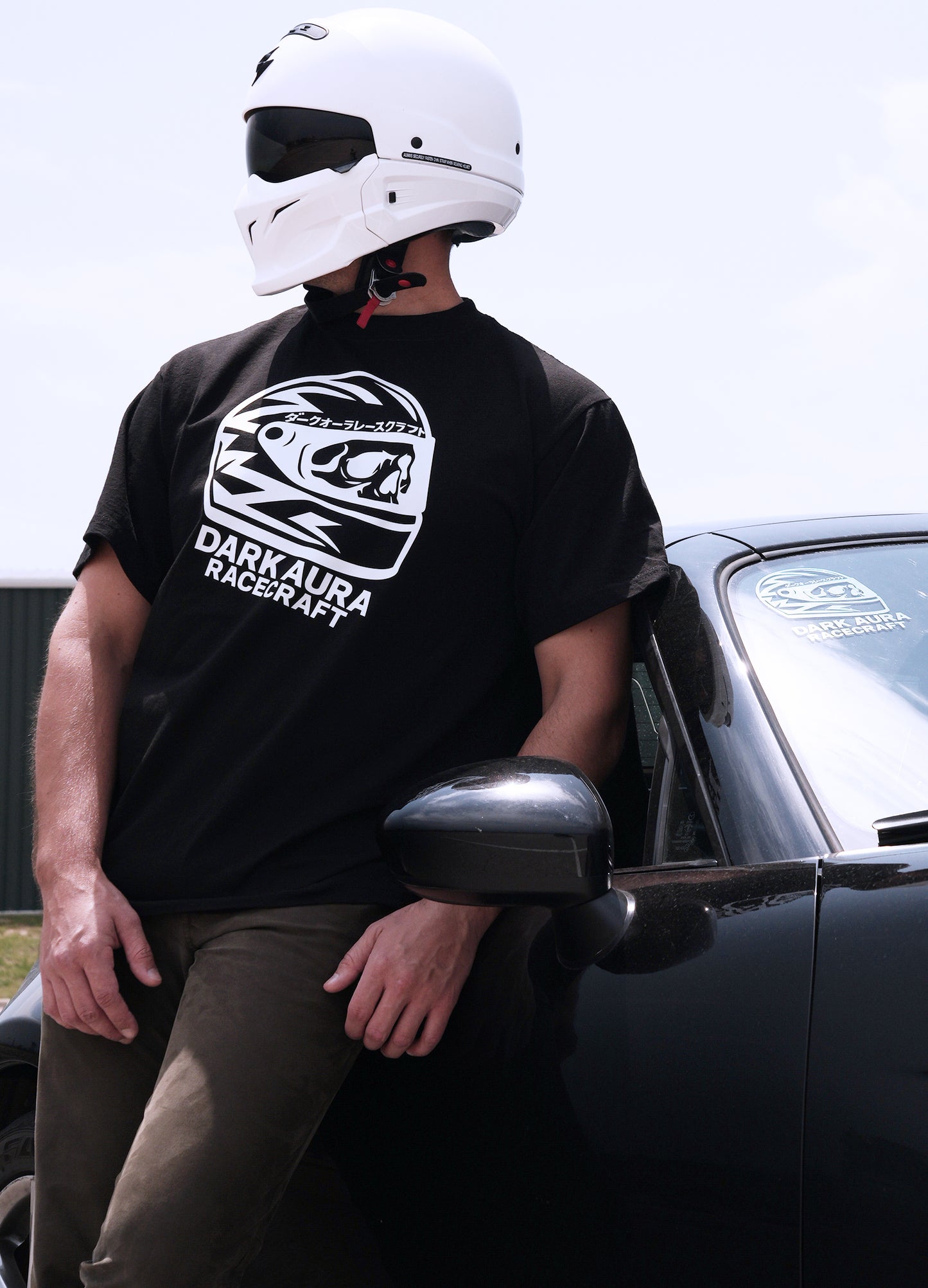 Dark Aura RaceCraft Streetwear Fit Tee - Jet Black