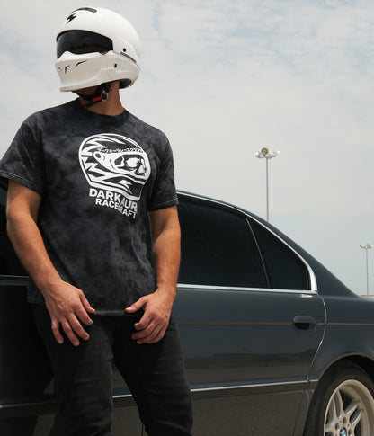 Gunmetal Gray Dark Aura RaceCraft Crystal Wash Tee