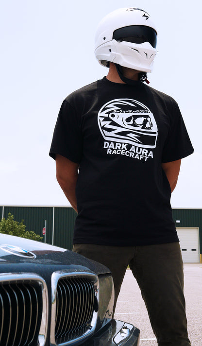 Dark Aura RaceCraft Streetwear Fit Tee - Jet Black