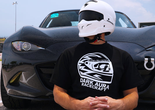 Dark Aura RaceCraft Streetwear Fit Tee - Jet Black