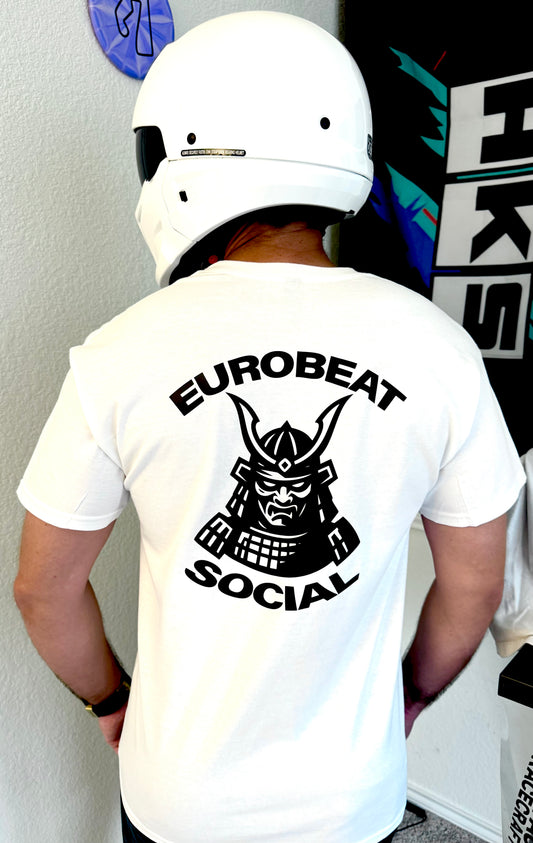 EuroBeat Social 'Honor' T-Shirt - Alpine White